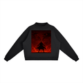 Essential Fleece Mock-Neck Crew Sweatshirt